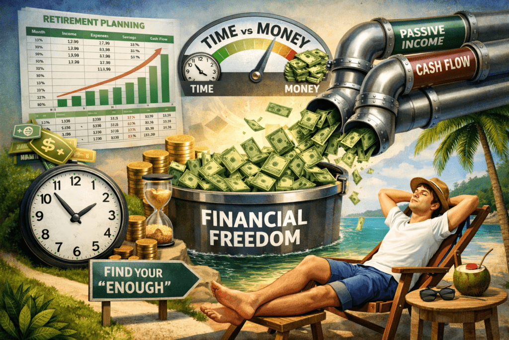 Building a monthly cash flow pipeline to retire early and enjoy life