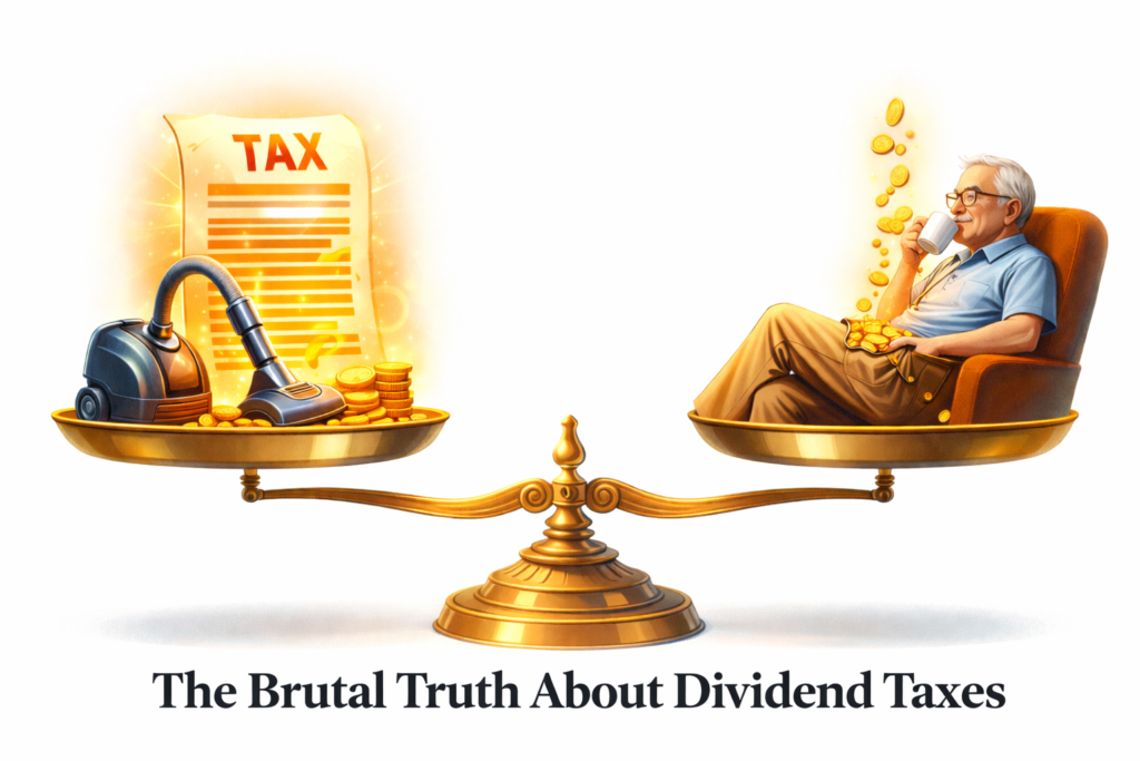 High dividend taxes can eat into your investment returns. But for FIRE investors, chasing tax-free wealth is a trap. Here is why predictable cash flow matters more.