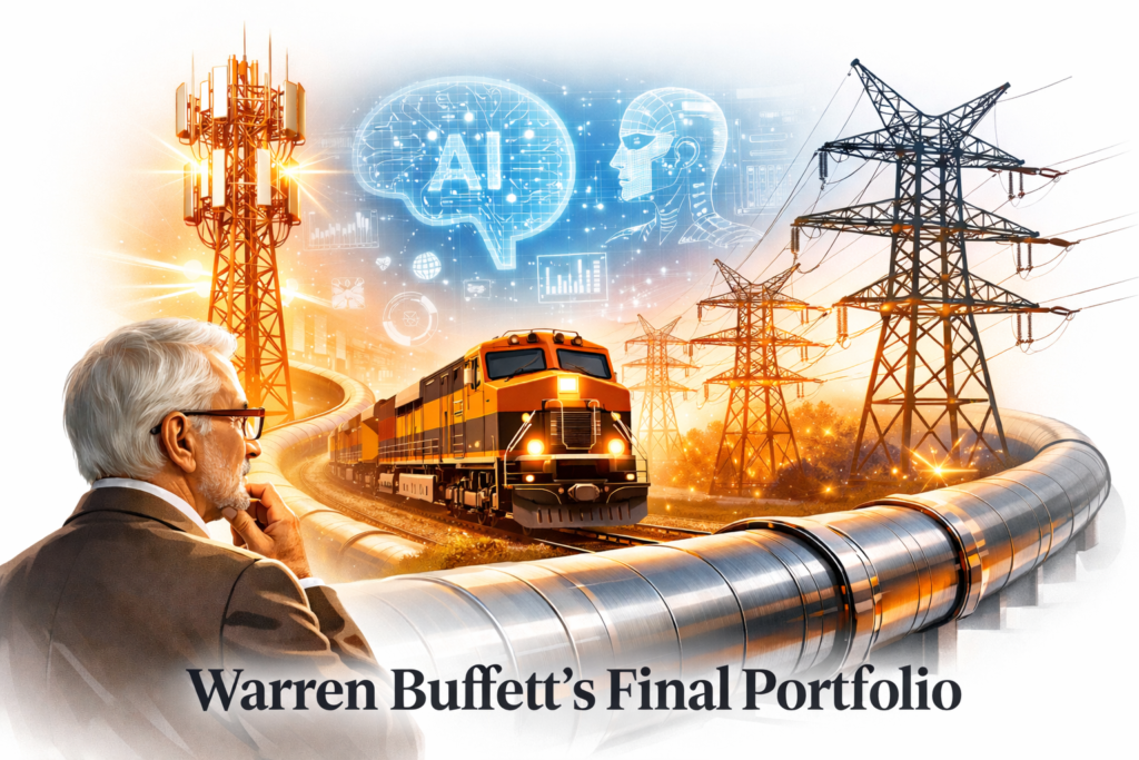 Warren Buffett dividend strategy, AI infrastructure stocks, XLI, XLU, investing in utilities