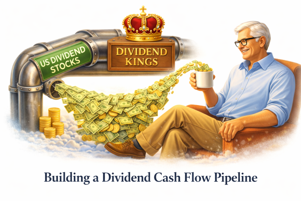 Want to build a passive income pipeline? Learn the secrets of US dividend stocks, Dividend Kings, and the hidden traps you must avoid to retire early.